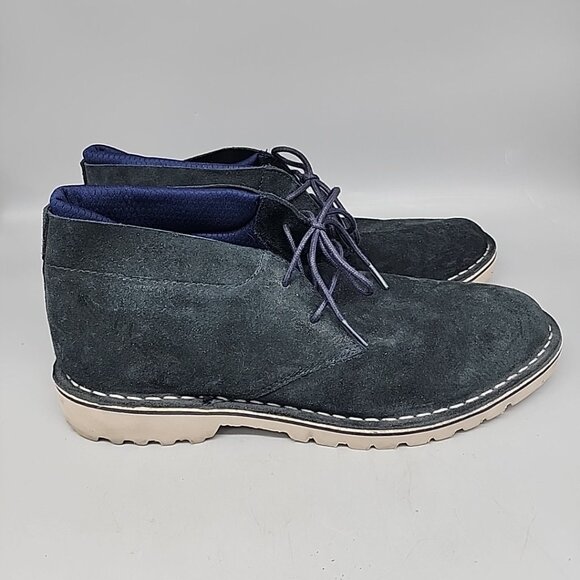 Reaction Kenneth Cole Abie Desert Boots Mens 11  Charcoal Gray Lace Up - Picture 4 of 7